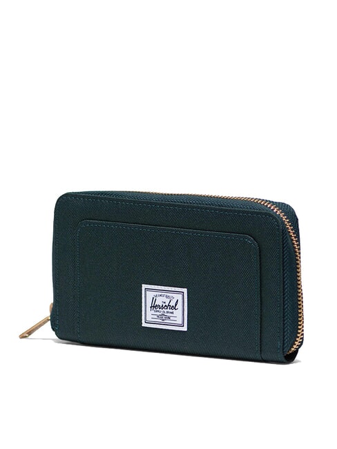 THOMAS Portofel mediu cu fermoar cel mai întunecat molid - Portofele femei