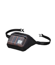 HERSCHEL POP QUIZ Borsetă cu buzunar carouri negre de iarnă - Borsete de brâu - 2