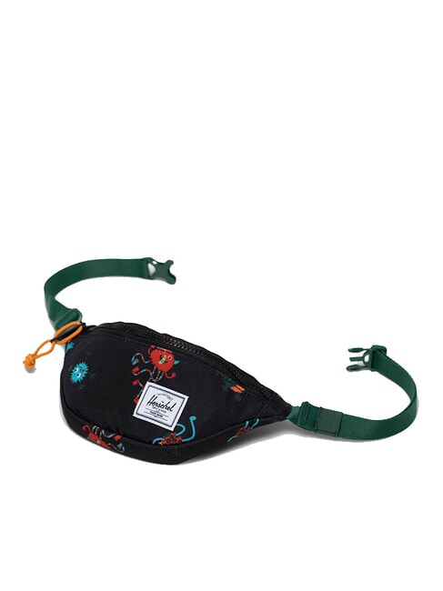 HERITAGE Pungă cu etichetă cu nume dans monstru negru - Borsete de brâu