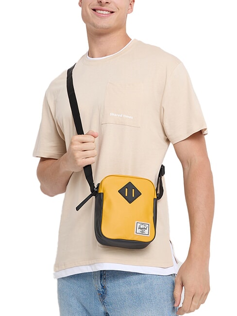 HERITAGE Poșetă mică alamă - Genți de umăr bărbați