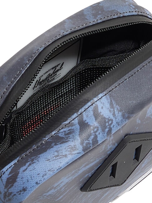 HERITAGE Poșetă mică rocă de șist albastru de oțel - Genți de umăr bărbați