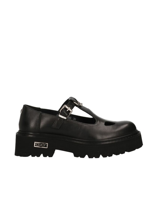 SLASH 4216 Mocasini Mary Jane din piele negru - Pantofi femei