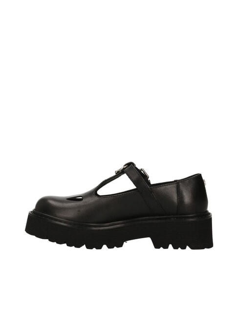 SLASH 4216 Mocasini Mary Jane din piele negru - Pantofi femei