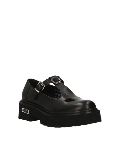SLASH 4216 Mocasini Mary Jane din piele negru - Pantofi femei