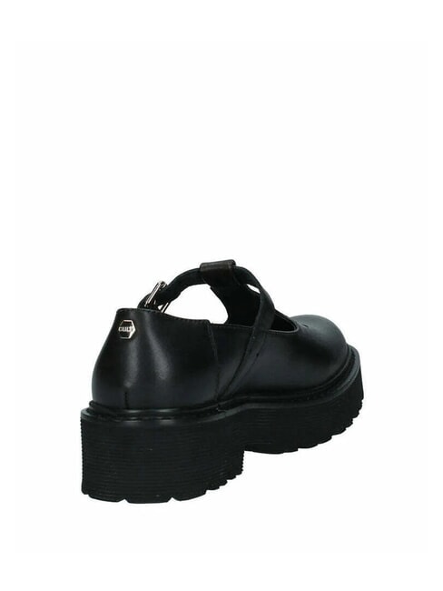 SLASH 4216 Mocasini Mary Jane din piele negru - Pantofi femei