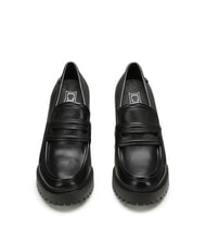 CULT JAGGER 4107 Mocasini din piele cu toc înalt negru - Pantofi femei - 3