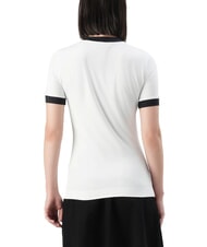 GUESS MINI ROSE Tricou slim fit cu mânecă scurtă alb purpuriu - tricou - 2