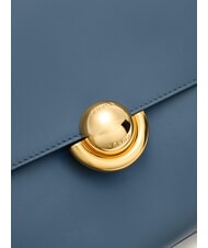 FURLA DOMUS  Geantă de umăr, piele gri albastru - Genți femei - 4