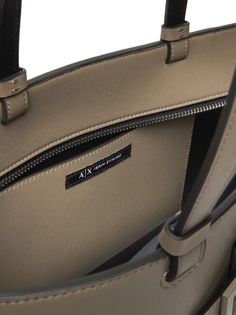 A|X BUCKLE Geantă shopper de umăr biban brun - Genți femei