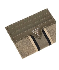 GUESS MADRID Titularul cardului nisip/verde militar - Portofele bărbați - 3