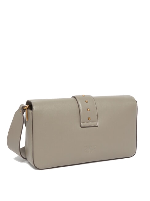 LOVE ONE CLASSIC SLOUCHY Geantă de umăr din piele nuc-aur antic - Genți femei