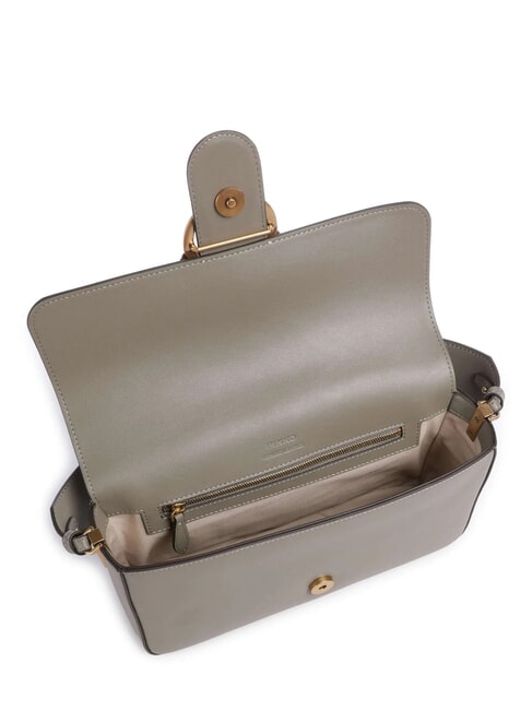 LOVE ONE CLASSIC SLOUCHY Geantă de umăr din piele nuc-aur antic - Genți femei