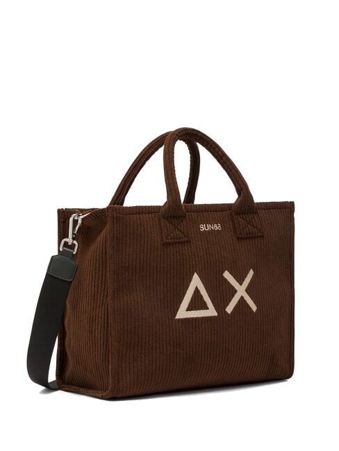 CALI CORDUROY Geantă de mână, cu curea de umăr Maro - Genți femei