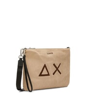 SUN68 CORDUROY Geantă tip clutch cu curea de mână și de umăr bej - Genți femei - 2