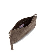 SUN68 VELVET Geantă tip clutch cu poliserină și curea de umăr noroi - Genți femei - 3