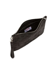 SUN68 VELVET Geantă tip clutch cu poliserină și curea de umăr negru - Genți femei - 3