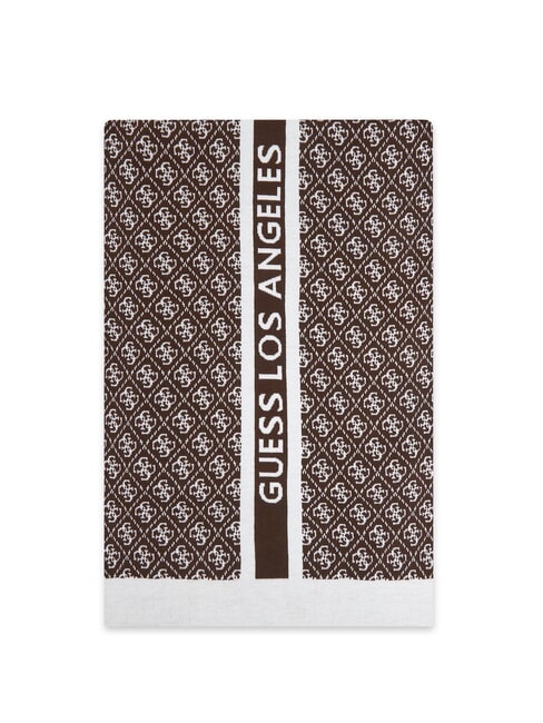 SEVYN 4G LOGO Eşarfă 4g maro și crem - Eșarfe