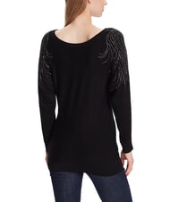 GUESS BAT SLEEVE LORETTA Pulover cu croială lejeră și guler tip barcă - Pulovere pentru femei
