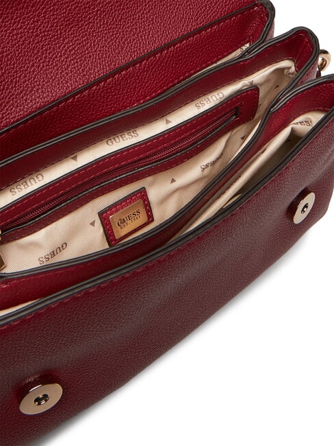 GREGORIA Geantă de umăr cu clapă RED - Genți femei