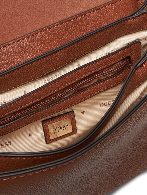 GREGORIA Geantă de umăr cu clapă COGNAC - Genți femei