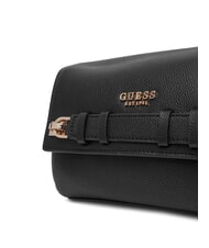 GUESS GREGORIA Geantă de umăr cu clapă BLACK - Genți femei - 4