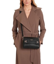 GUESS GREGORIA Geantă de umăr cu clapă BLACK - Genți femei - 5