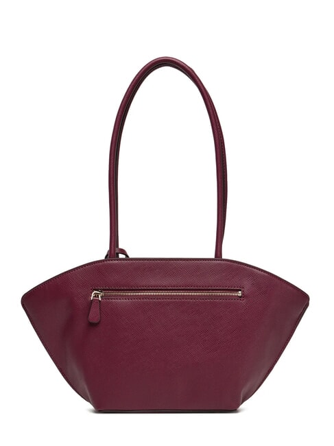 BOLENA Geantă de umăr cu pandantiv inimă vin - Genți femei