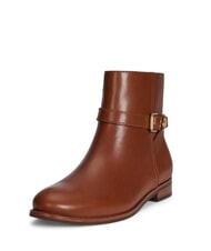 RALPH LAUREN BROOKE 2 Ghete joase din piele cu cataramă lauren tan1 - Pantofi femei - 3