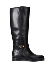 RALPH LAUREN BROOKE TALL 2 Cizme &icirc;nalte din piele BLACK - Pantofi femei - 2