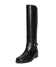 RALPH LAUREN BROOKE TALL 2 Cizme &icirc;nalte din piele BLACK - Pantofi femei - 3