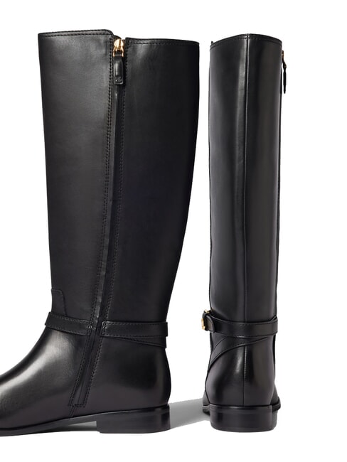 BROOKE TALL 2 Cizme &icirc;nalte din piele BLACK - Pantofi femei