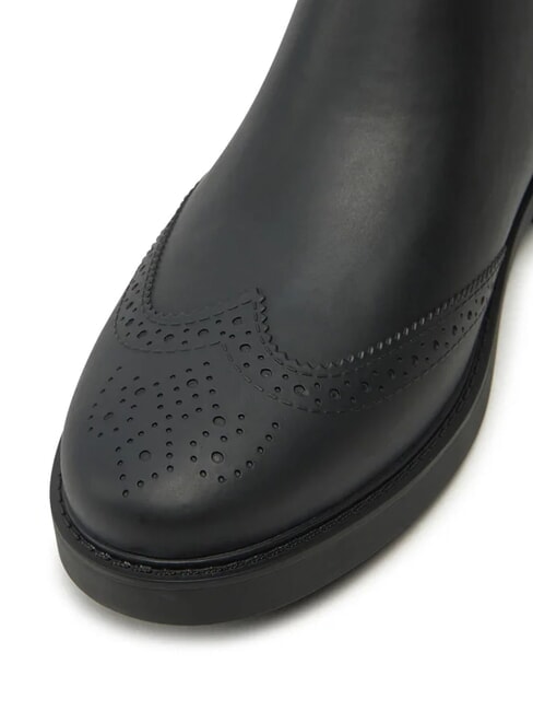 PRESLIE Ghete Beatles din cauciuc BLACK - Pantofi femei