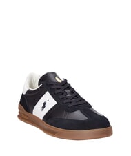 RALPH LAUREN HERITAGE AERA Adidași din piele alb negru - Pantofi bărbați - 3