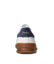 RALPH LAUREN HERITAGE AERA Adidași din piele alb-gălbui/bleumarin - Pantofi bărbați - 5