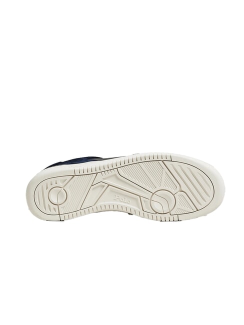 MASTERS COURT Teniși cu inserții din piele întoarsă marina2 - Pantofi bărbați