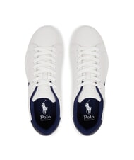 RALPH LAUREN HERITAGE COURT 2 Adidași din piele alb/bleumarin - Pantofi bărbați - 4
