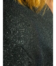 JOHN RICHMOND PEACEFUL Cardigan din lurex cu nasturi negru - Pulovere pentru femei - 4