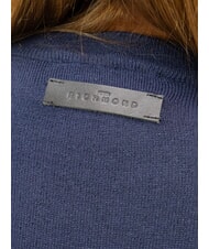 JOHN RICHMOND PARANA Cardigan lurex cu decolteu rotund albastru - Pulovere pentru femei - 4