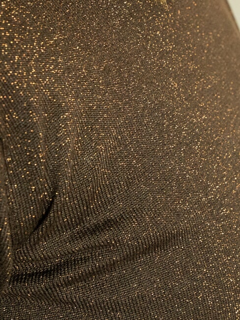 PARANA Cardigan lurex cu decolteu rotund întuneric - Pulovere pentru femei