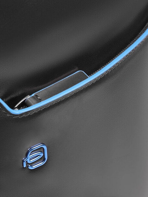 BLUE SQUARE Rucsac pentru laptop de 14", din piele negru - Rucsacuri pentru laptop