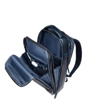 PIQUADRO BLUE SQUARE Rucsac din piele cu verificare rapidă pentru laptop de 15,6" albastru - Rucsacuri pentru laptop - 5