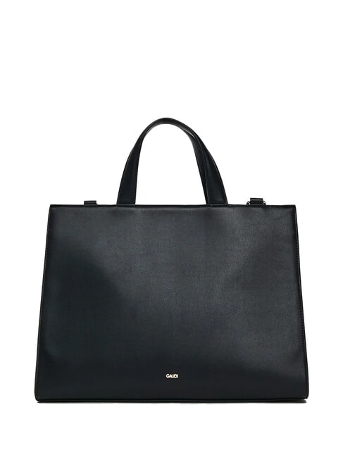 EMILY L Geantă de m&acirc;nă cu curea de umăr BLACK - Genți femei