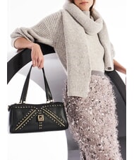 GAUDÌ EMMA Geantă de umăr cu ținte BLACK - Genți femei - 4