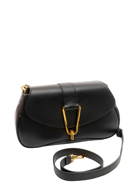 HIMMA Geantă de mână din piele cu curea de umăr negru - Genți femei