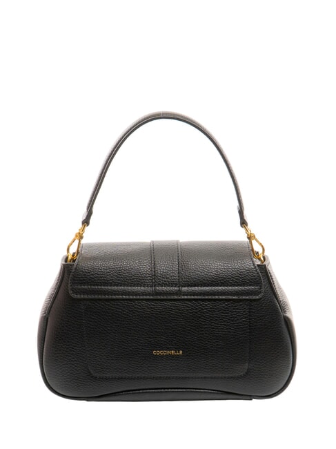 HIMMA Geantă de mână din piele cu curea de umăr negru - Genți femei