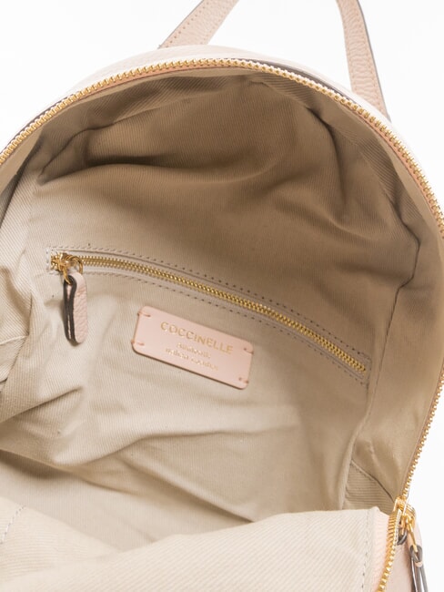 JEN Rucsac rotund din piele cu buzunar rozete - Genți femei