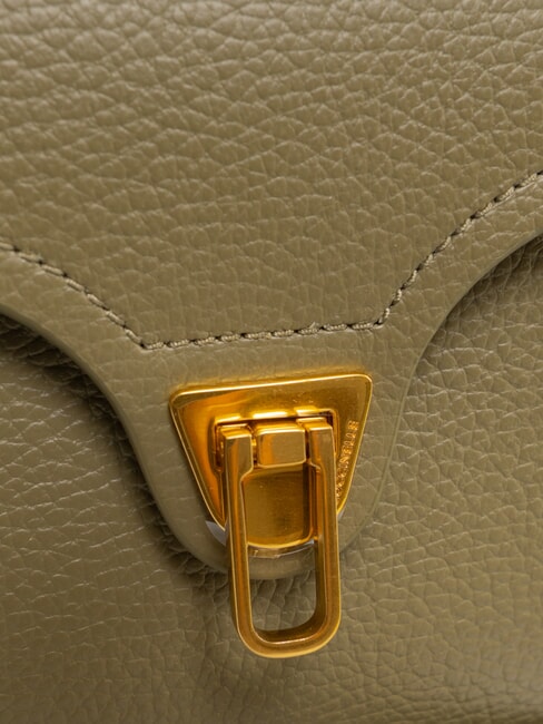 MARVIN Geantă mini din piele cu curea de umăr verde laur - Genți femei