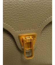 COCCINELLE MARVIN Geantă mini din piele cu curea de umăr verde laur - Genți femei - 5