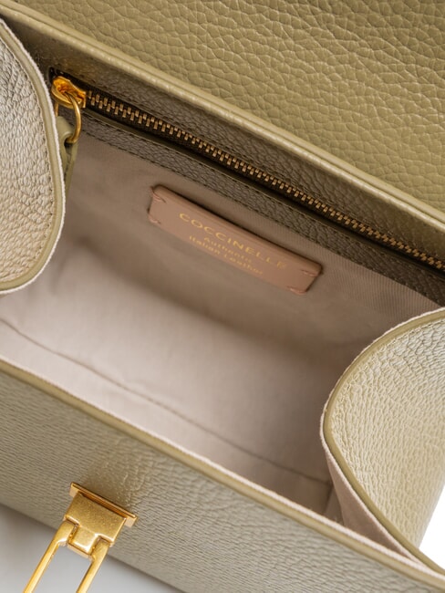 MARVIN Geantă mini din piele cu curea de umăr verde laur - Genți femei