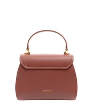 COCCINELLE MARVIN Geantă mini din piele cu curea de umăr coniac - Genți femei - 3